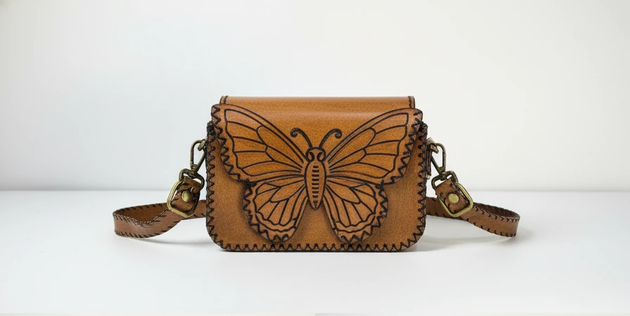 Luxury Butterfly Leather Bag